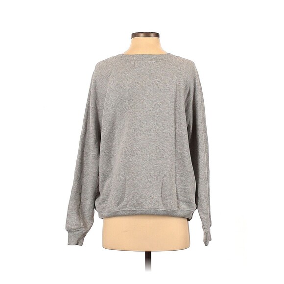 WILDFOX Heather Gray "Happily Ever Plastered" Sommers Sweatshirt Athleisure - S - Picture 2 of 2